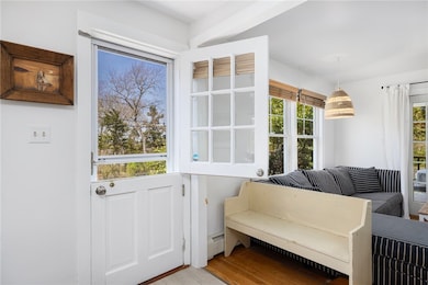 Charming dutch door entryway