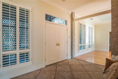 Double Front Entryway with Tabby floors