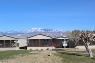 View of snow-capped MtCharleston