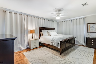 Large master suite.