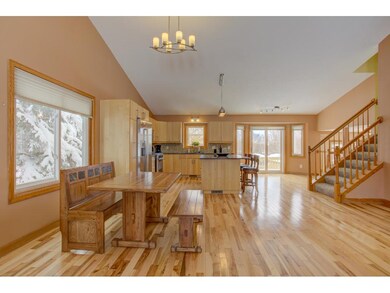Room for a dining room table and a kitchen table.