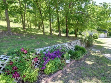 Perennials everywhere!  Ease of care in this back