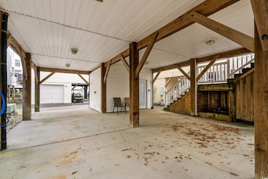 View of patio / terrace featuring stairs