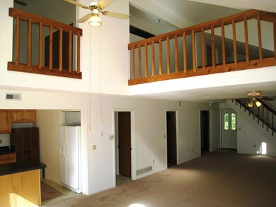 kitchen, living room & loft