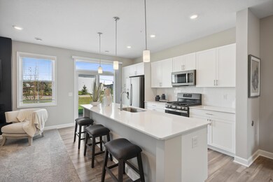 You'll love the large windows and all the natural light that flows through this home! *Photos of model home; colors and finishes will vary.