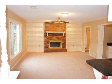 Spacious, warm, and inviting great room features f