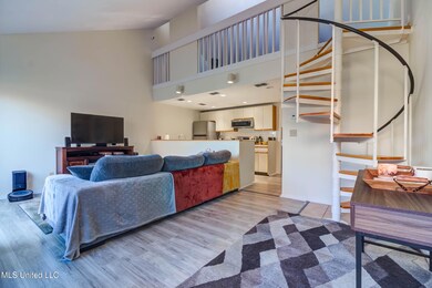 Living Room with Loft