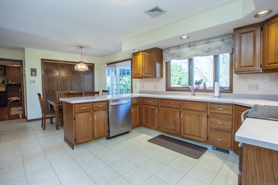 Large open kitchen.