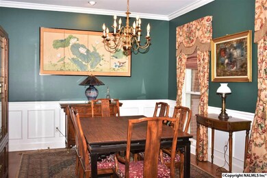 Formal Dining Room with French Beauty Box Wainscot