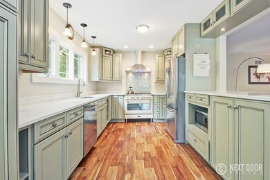 Gourmet Kitchen with Gorgeous Quartz Countertops, 