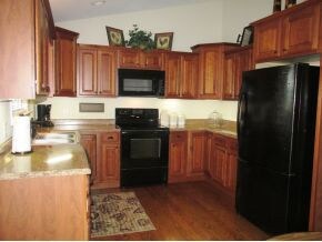 Kitchen with custom cabinetry