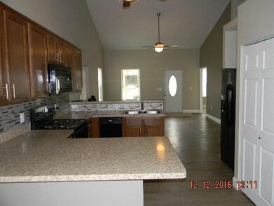 KITCHEN INTO THE LIVING ROM