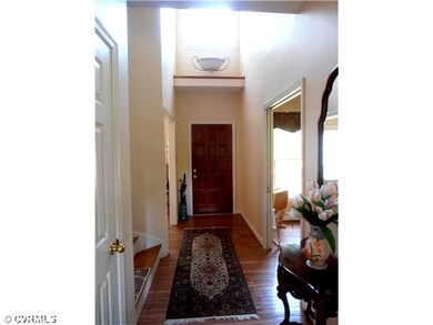 Foyer - Two story foyer with hardwood floor.