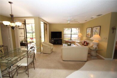 Living & dining room, water views from all