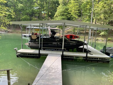 Dock at summer mooring