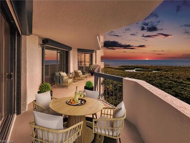 NW Views over the Gulf of Mexico to Sanibel and beyond! Furniture virtually staged