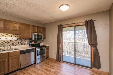 Kitchen with balcony