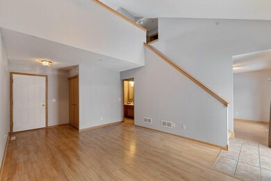 Family room with loft.