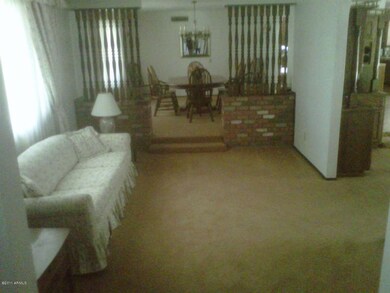 Living room with formal dining
