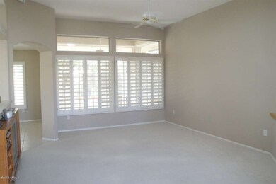 Living Room with shutters