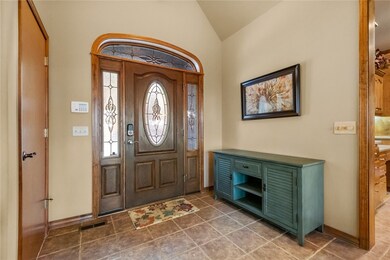 Main entry with storage