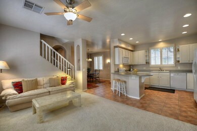Living Room-Kitchen View