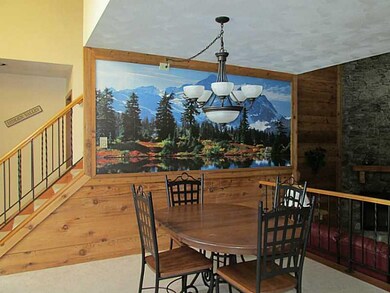 Dining Room. Kitchen to the left, living room to t