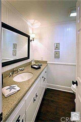 Powder bath.
