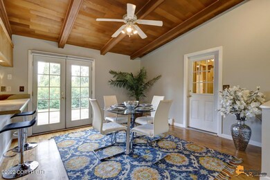 French doors to the deck