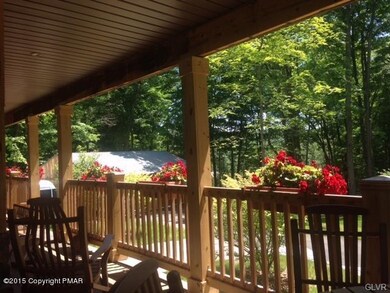 Porch in summer