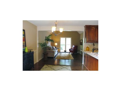 view of living room from kitchen dinning area