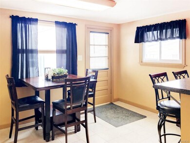 Dining room, open to kitchen