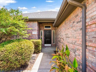 Nice sidewalk up to the entry of your new home.