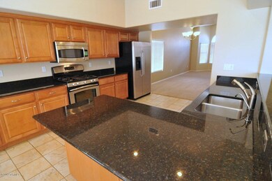 Kitchen looking to Dining