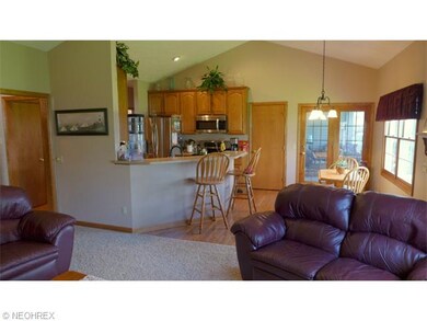 View toward kitchen from Family Room