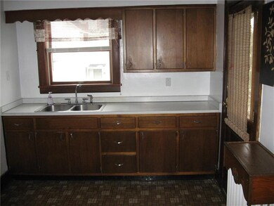 Kitchen with Door to the Back Porch