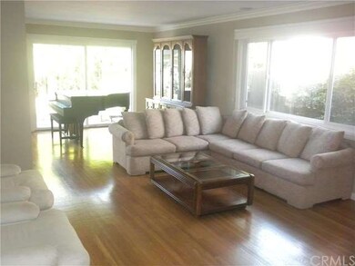 Living room looking toward back of house