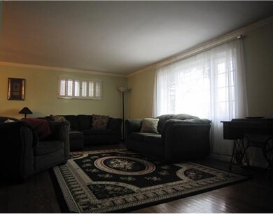Living Room. Large living room with hardwood floor
