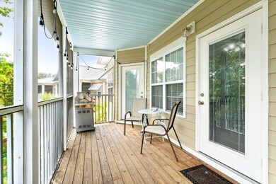 Large screened-in porch