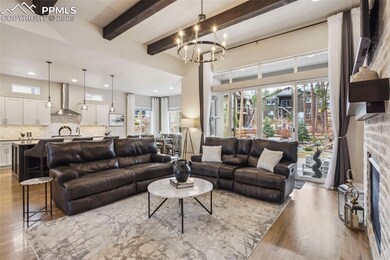 Beautiful wood beam ceiling