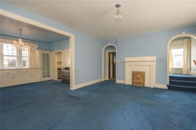 Impressive sized living room with charm and charac