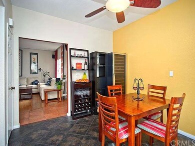 view of D/R and glimpse into living room, from cor
