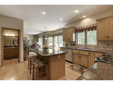 Nicely updated kitchen with granite countertops, s