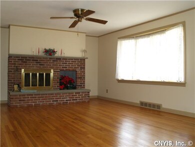 Living Room. Bay Window enchances the living room.