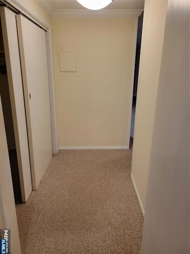 Apartment entry with closet
