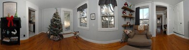 This is a wide angle view to show the flow of the 