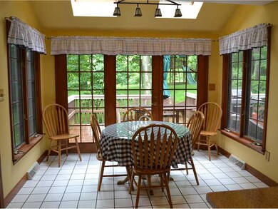 Kitchen. Spacious breakfast area with fabulous vie