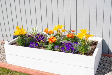 Front entry Flower box