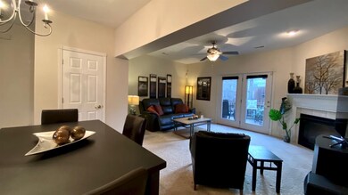 Dining area open to both kitchen and family room w