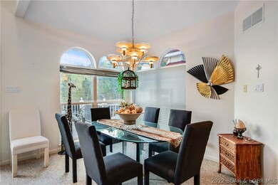 Main level dining area